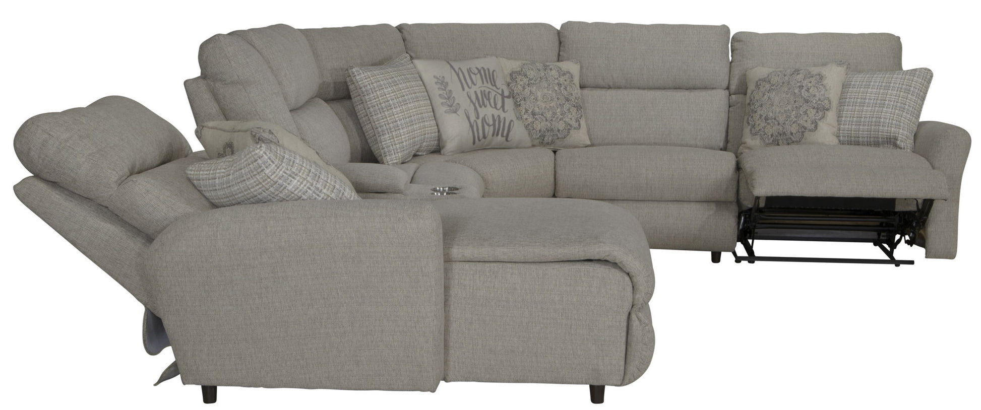 McPherson - Reclining Sectional - Hornell Furniture Outlet