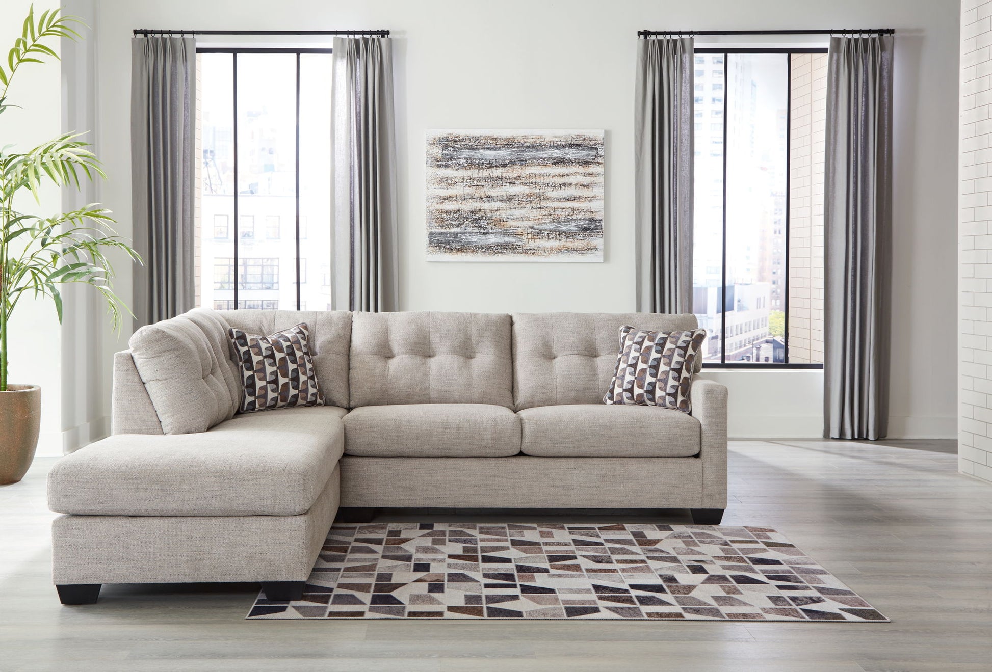 Mahoney - Sectional - Hornell Furniture Outlet