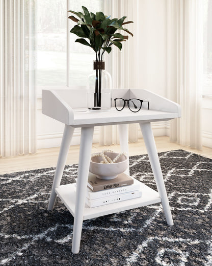 Blariden - White - Accent Table - Hornell Furniture Outlet