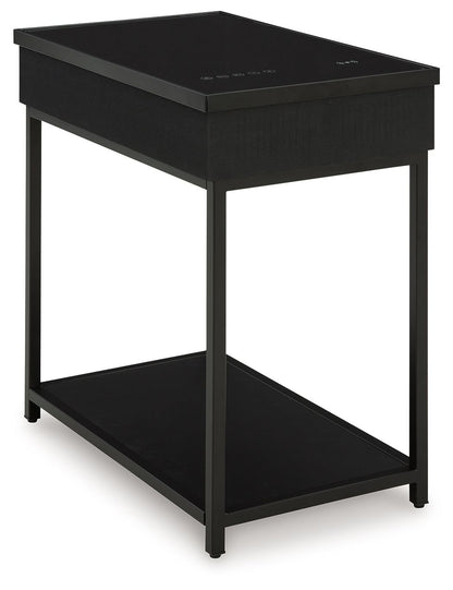 Gemmet - Black - Accent Table - Hornell Furniture Outlet