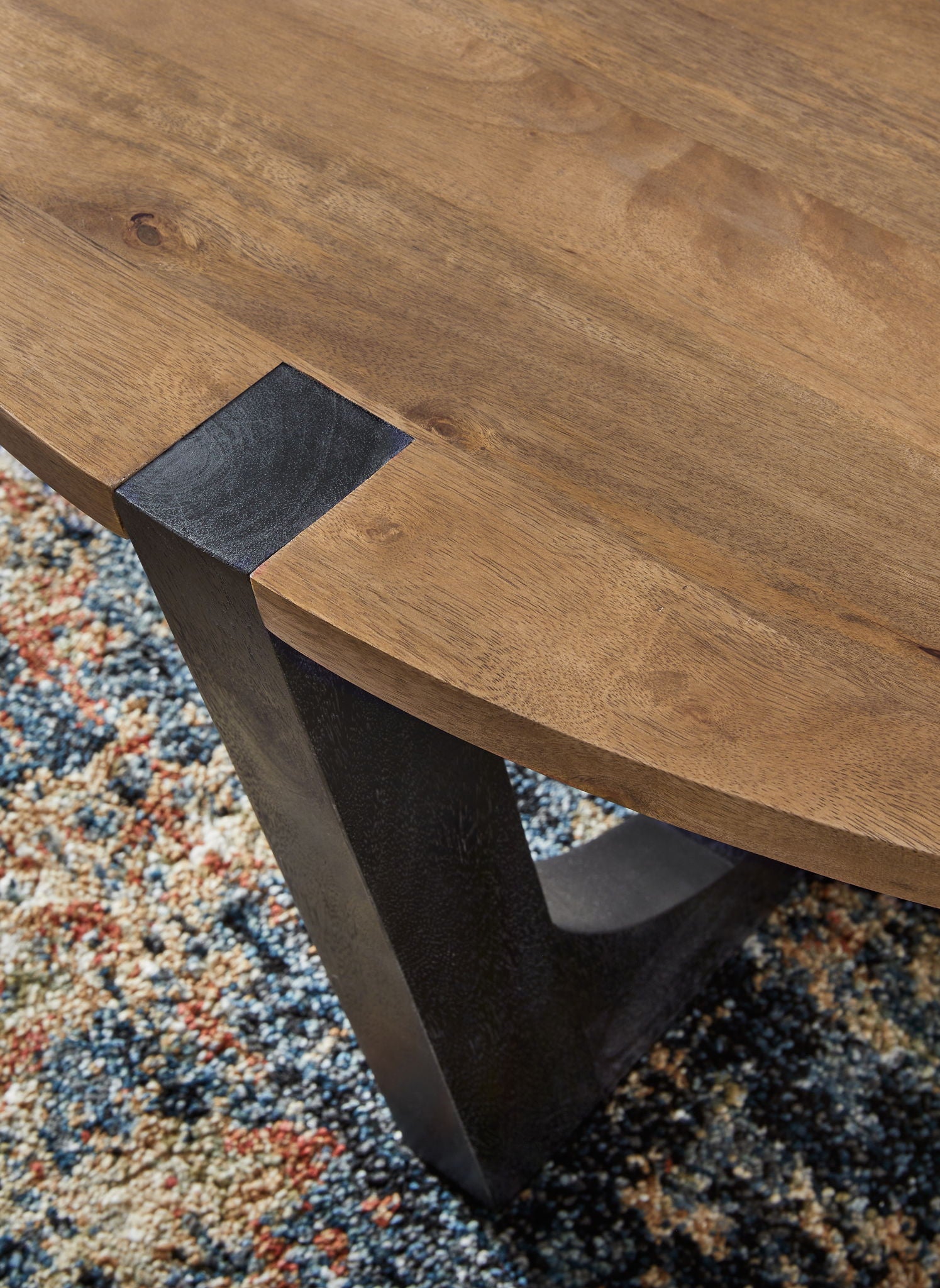 Hanneforth - Brown - Round Cocktail Table - Hornell Furniture Outlet