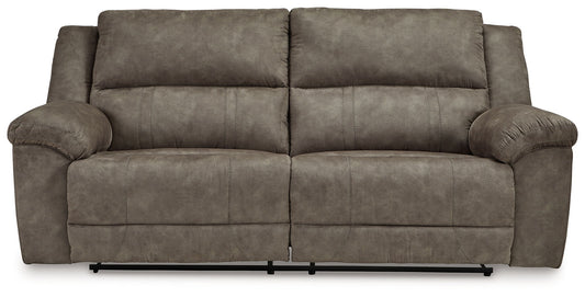 Laresview - Fossil - 2 Seat Reclining Sofa - Hornell Furniture Outlet