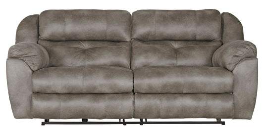 Ferrington - Power Lay Flat Reclining Sofa with Power Adjustable Headrest - Hornell Furniture Outlet