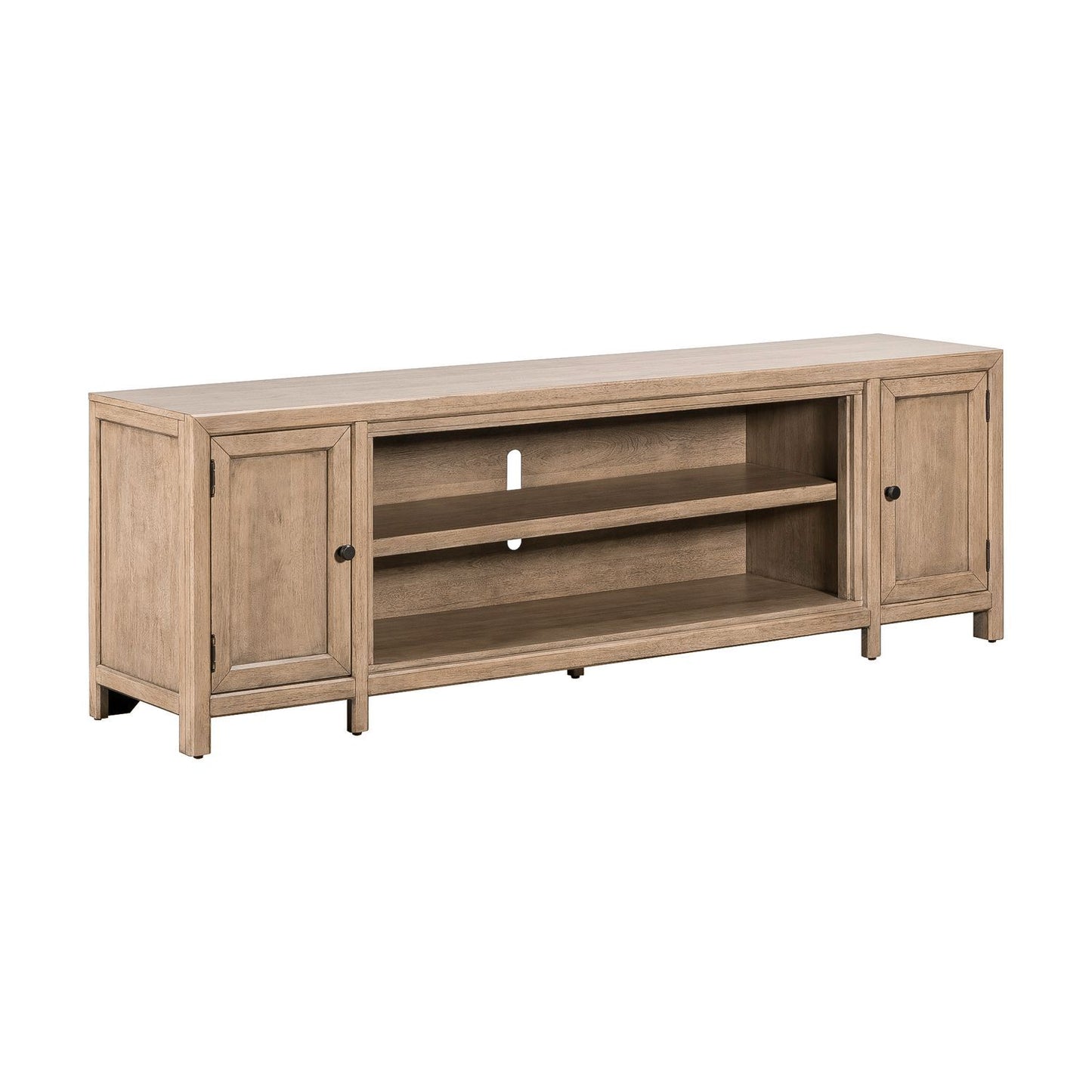 Fireplace TV Consoles - 82" Fireplace TV Console - White - Hornell Furniture Outlet