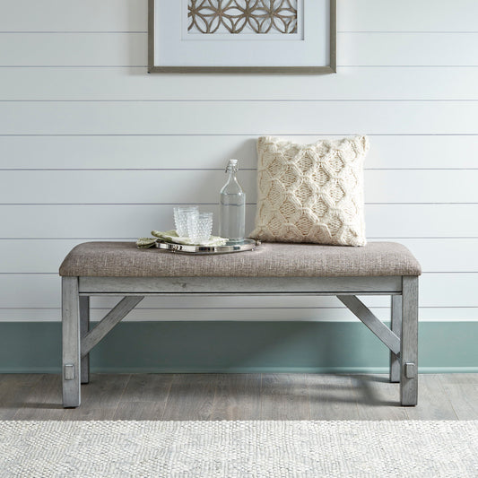 Newport - Dining Bench - Gray - Hornell Furniture Outlet