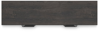 Hollivern - Dark Gray - Six Drawer Dresser - Hornell Furniture Outlet