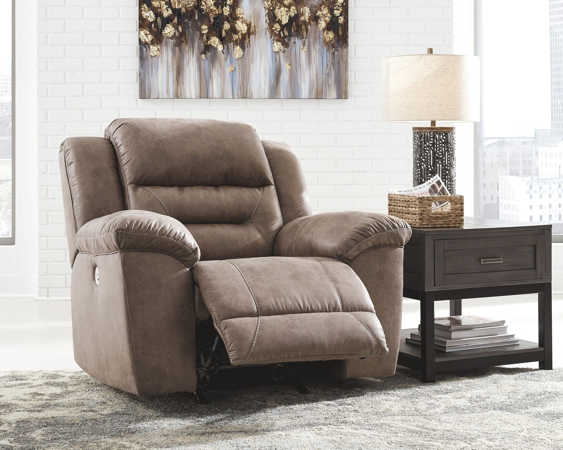 Stoneland - Power Reclining Living Room Set - Hornell Furniture Outlet