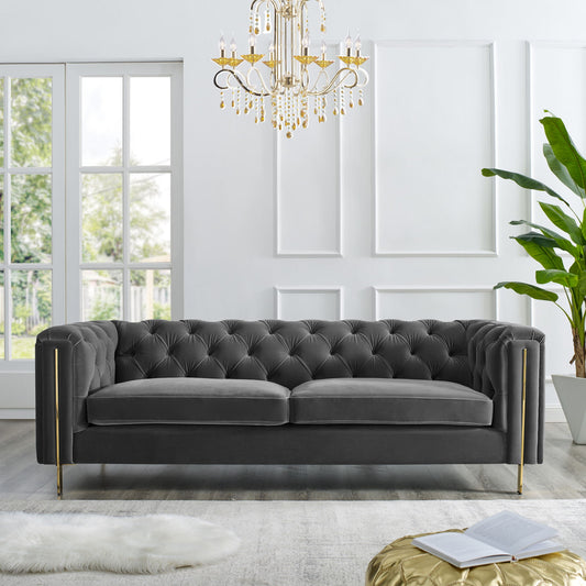 Charlene - Velvet Sofa And Loveseat - Hornell Furniture Outlet