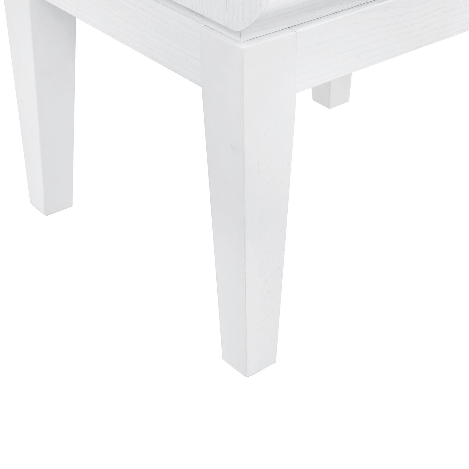 Reflections - Vanity Desk - Pearl White & Rhinestone - Hornell Furniture Outlet