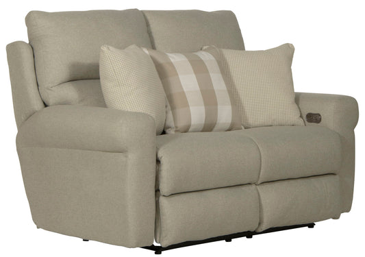 Westport - Power Lay Flat Reclining Loveseat - Hornell Furniture Outlet