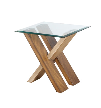 Tasha - 3 Piece Table Set (Cocktail & 2 End Tables Set) - Brown - Hornell Furniture Outlet