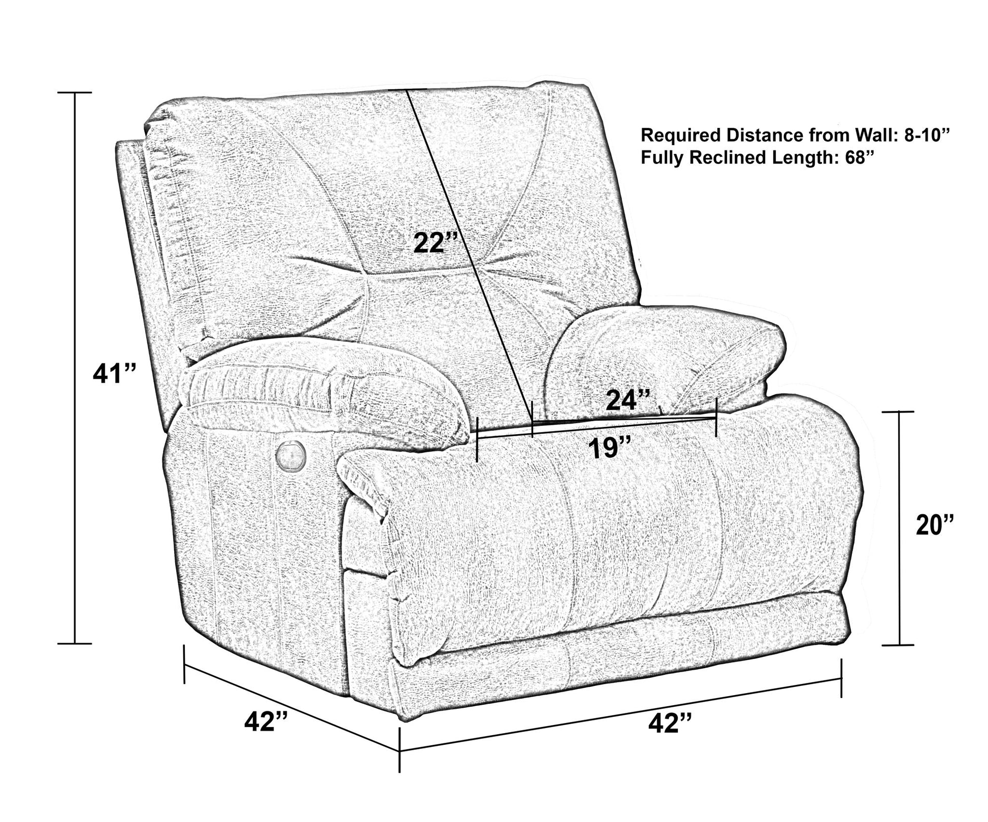 Voyager - Lay Flat Recliner - Hornell Furniture Outlet