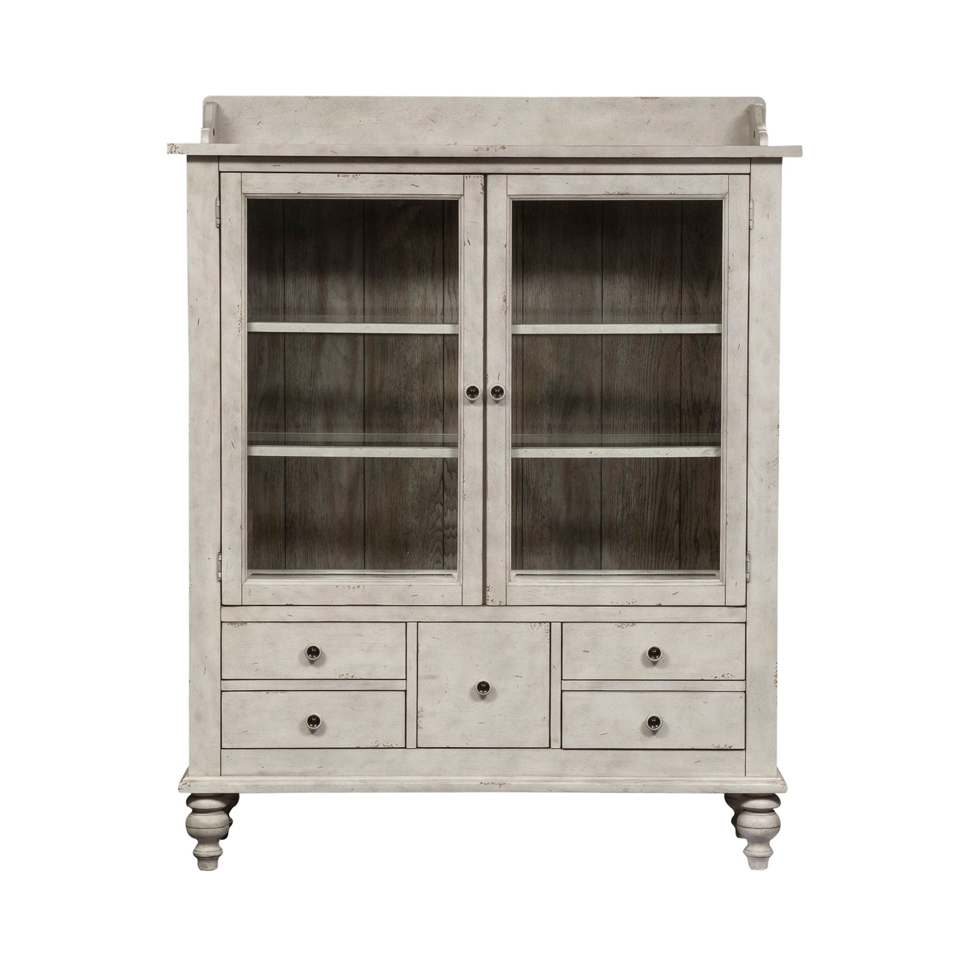 Whitney - Display Cabinet - White - Hornell Furniture Outlet