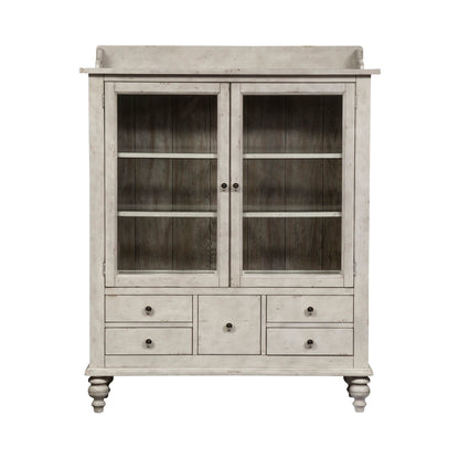 Whitney - Display Cabinet - White - Hornell Furniture Outlet