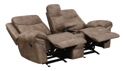 Nashville - Glider Recliner Console Loveseat - Hornell Furniture Outlet