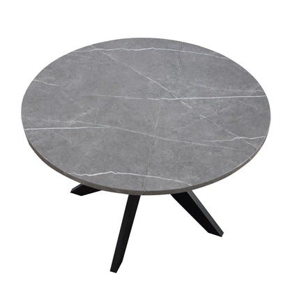 Amy - 5 Piece Dining Set - Gray - Hornell Furniture Outlet