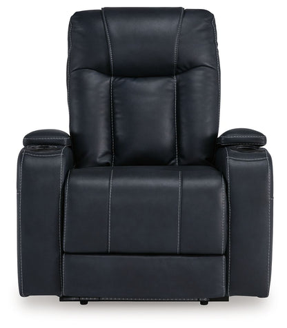 Feazada - Power Recliner With Adj Headrest - Hornell Furniture Outlet
