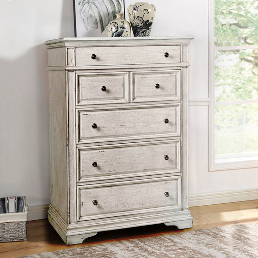 Highland Park - Chest Cathedral - White - Hornell Furniture Outlet