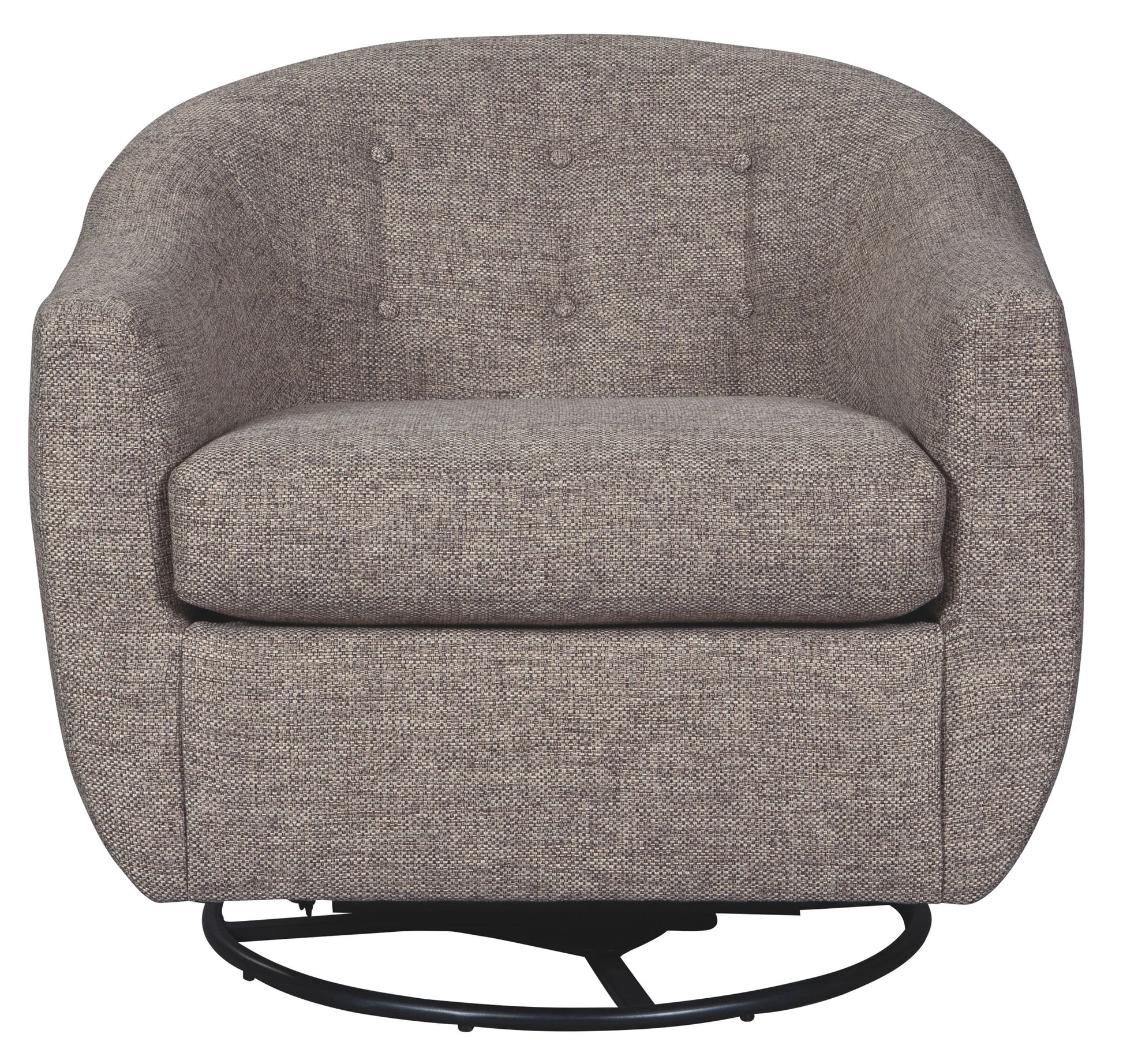 Upshur - Taupe - Swivel Glider Accent Chair - Hornell Furniture Outlet