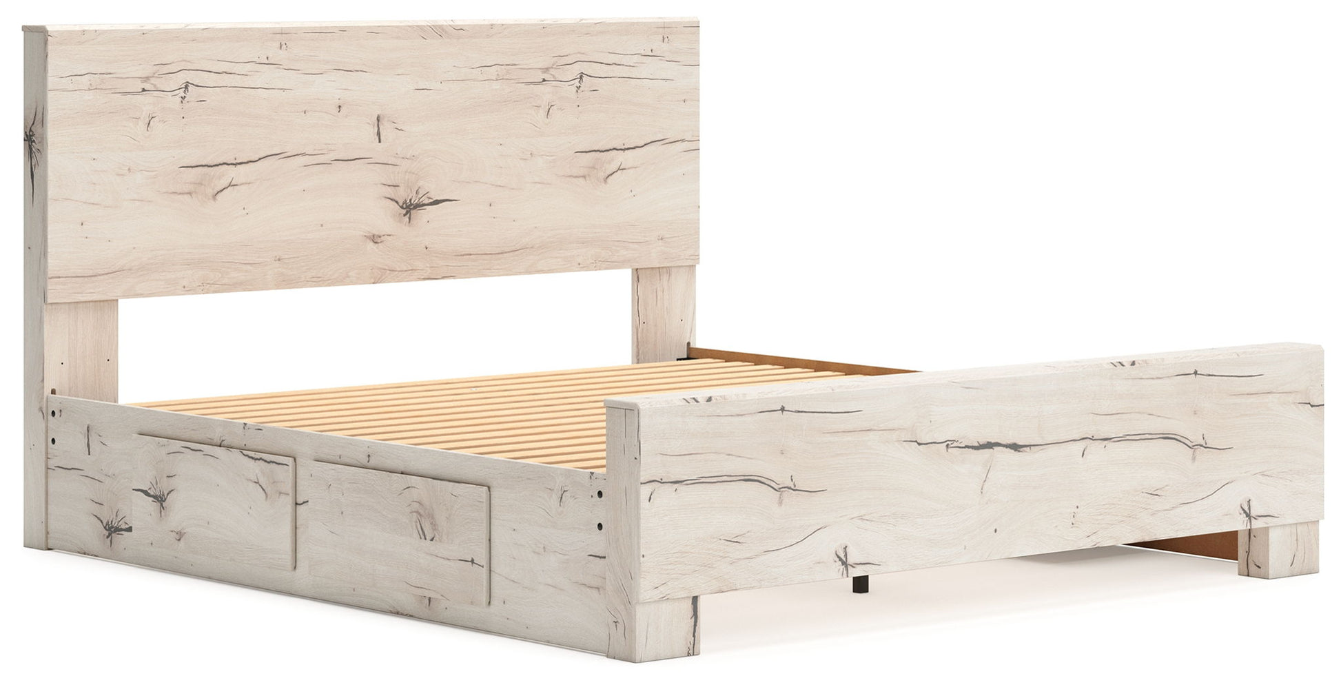 Lawroy - Panel Bed With Storage - Hornell Furniture Outlet