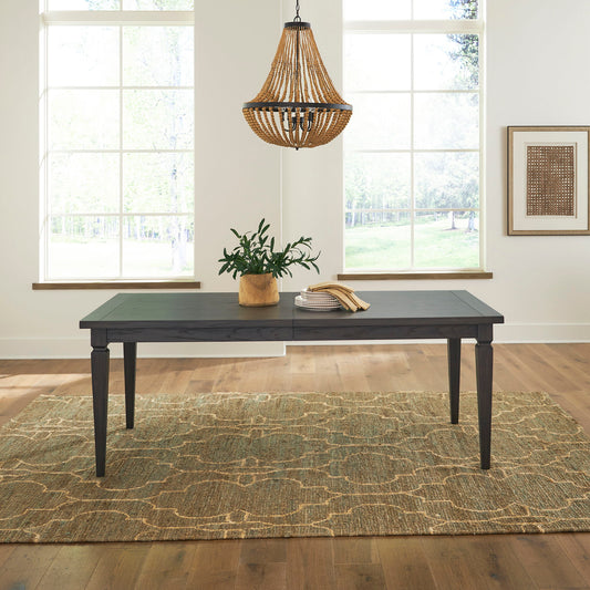 Caruso Heights - Rectangular Leg Table - Black - Hornell Furniture Outlet