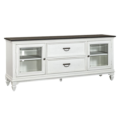 Allyson Park - Entertainment TV Stand - White - Hornell Furniture Outlet