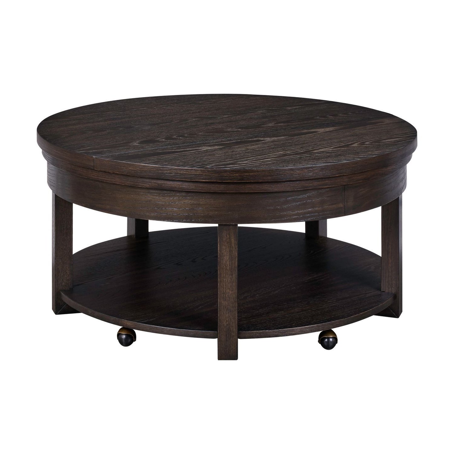 Weston - Round Lift Top Cocktail Table - Brown - Hornell Furniture Outlet