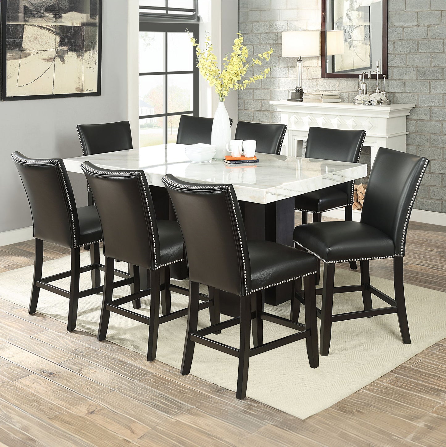 Camila - Rectangular Counter Dining Set - Hornell Furniture Outlet