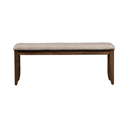 Santa Rosa - Upholstered Dining Bench - Light Brown - Hornell Furniture Outlet