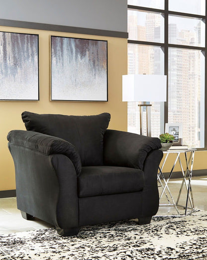 Darcy - Chair With Ottoman - Hornell Furniture Outlet