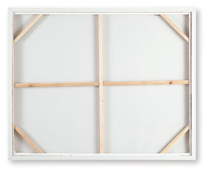 Vallus - Wall Art - Blush / Green / Gray - Hornell Furniture Outlet
