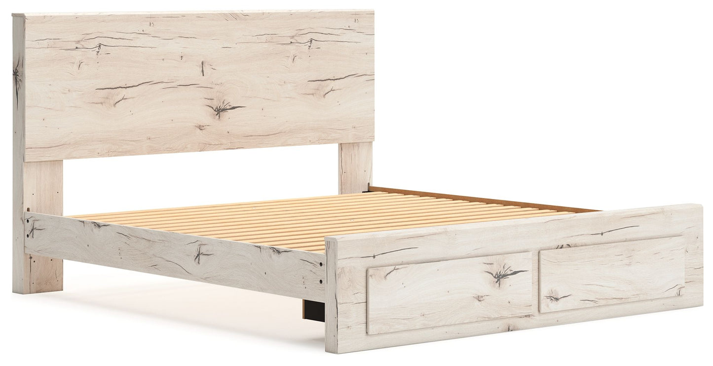 Lawroy - Panel Bed With Storage - Hornell Furniture Outlet