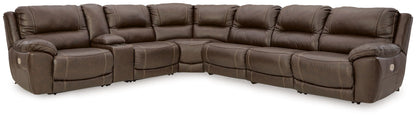 Dunleith - Power Reclining Sectional - Hornell Furniture Outlet