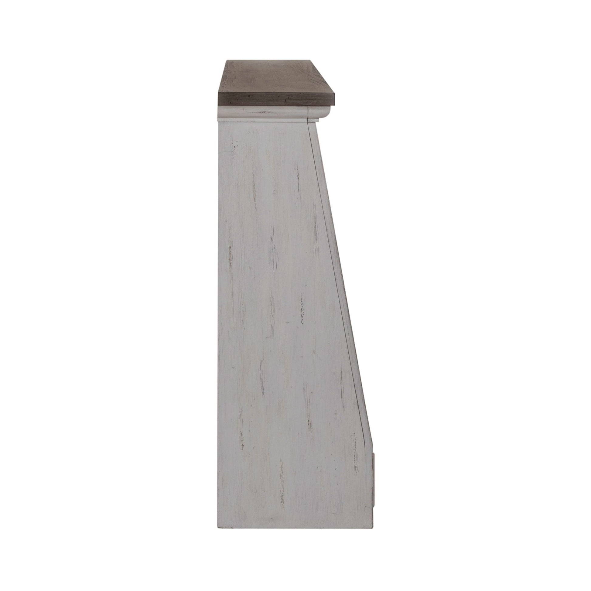 River Place - Angled Server Hutch - White - Hornell Furniture Outlet