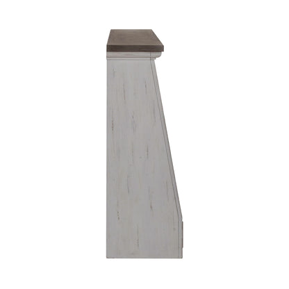 River Place - Angled Server Hutch - White - Hornell Furniture Outlet