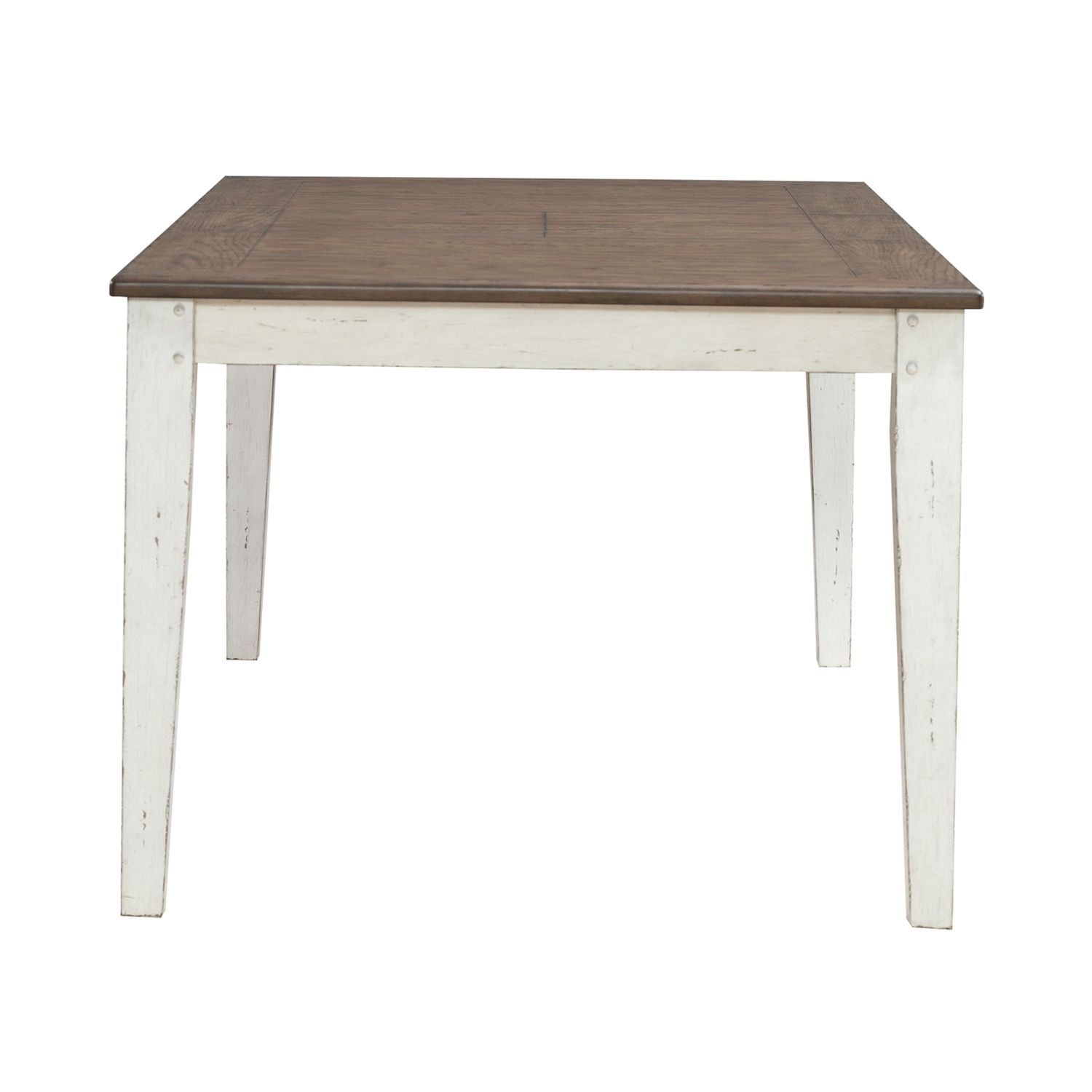 Al Fresco - Rectangular Leg Table - Graphite / Whitestone - Hornell Furniture Outlet