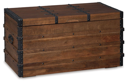 Kettleby - Storage Trunk - Brown - Hornell Furniture Outlet