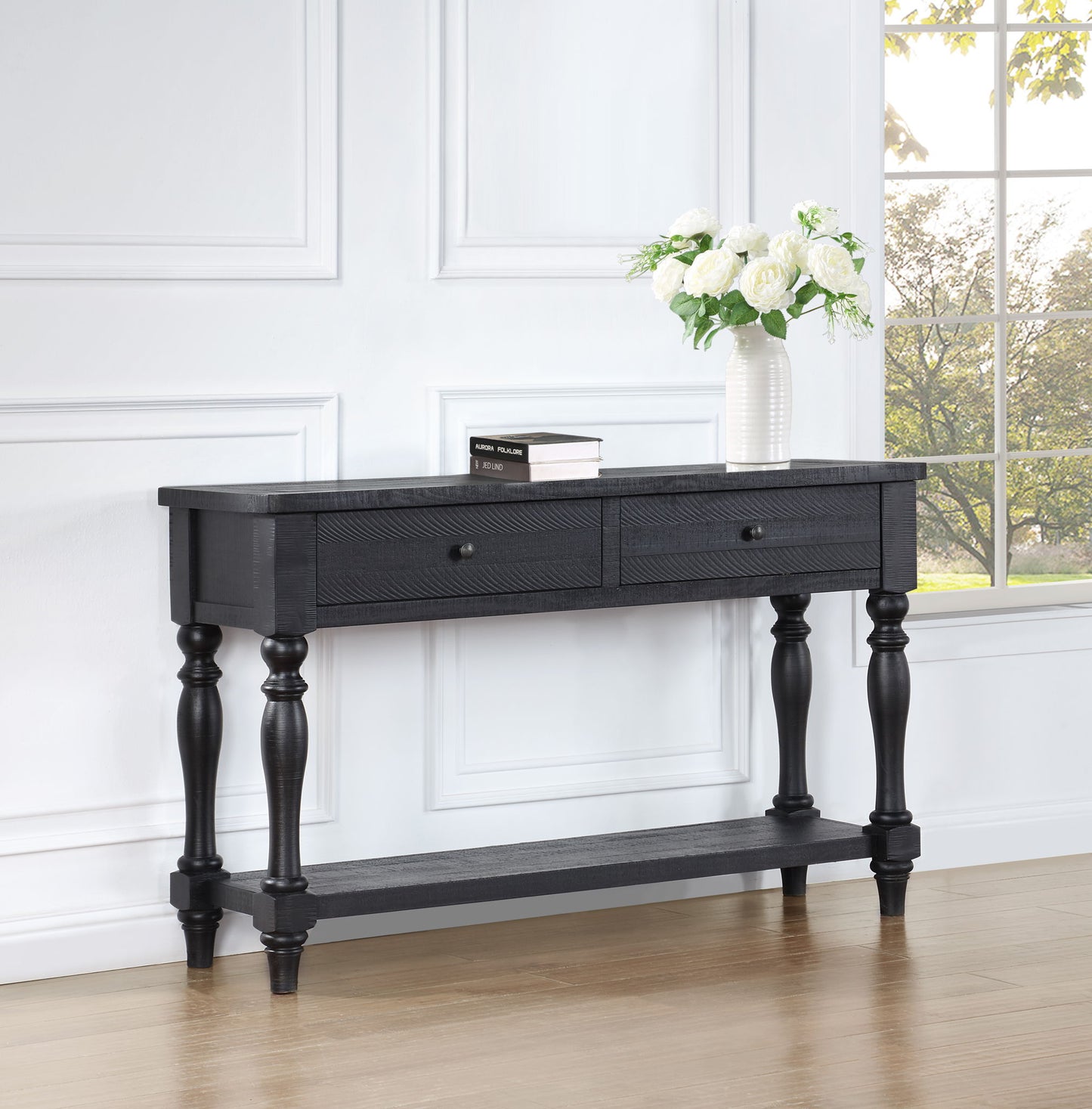 Odessa - Server - Black - Hornell Furniture Outlet