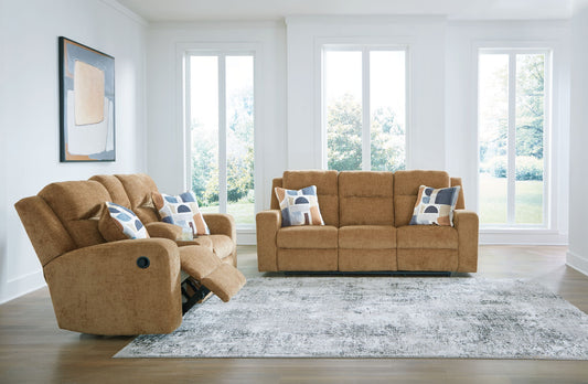 Kanlow - Reclining Living Room Set - Hornell Furniture Outlet