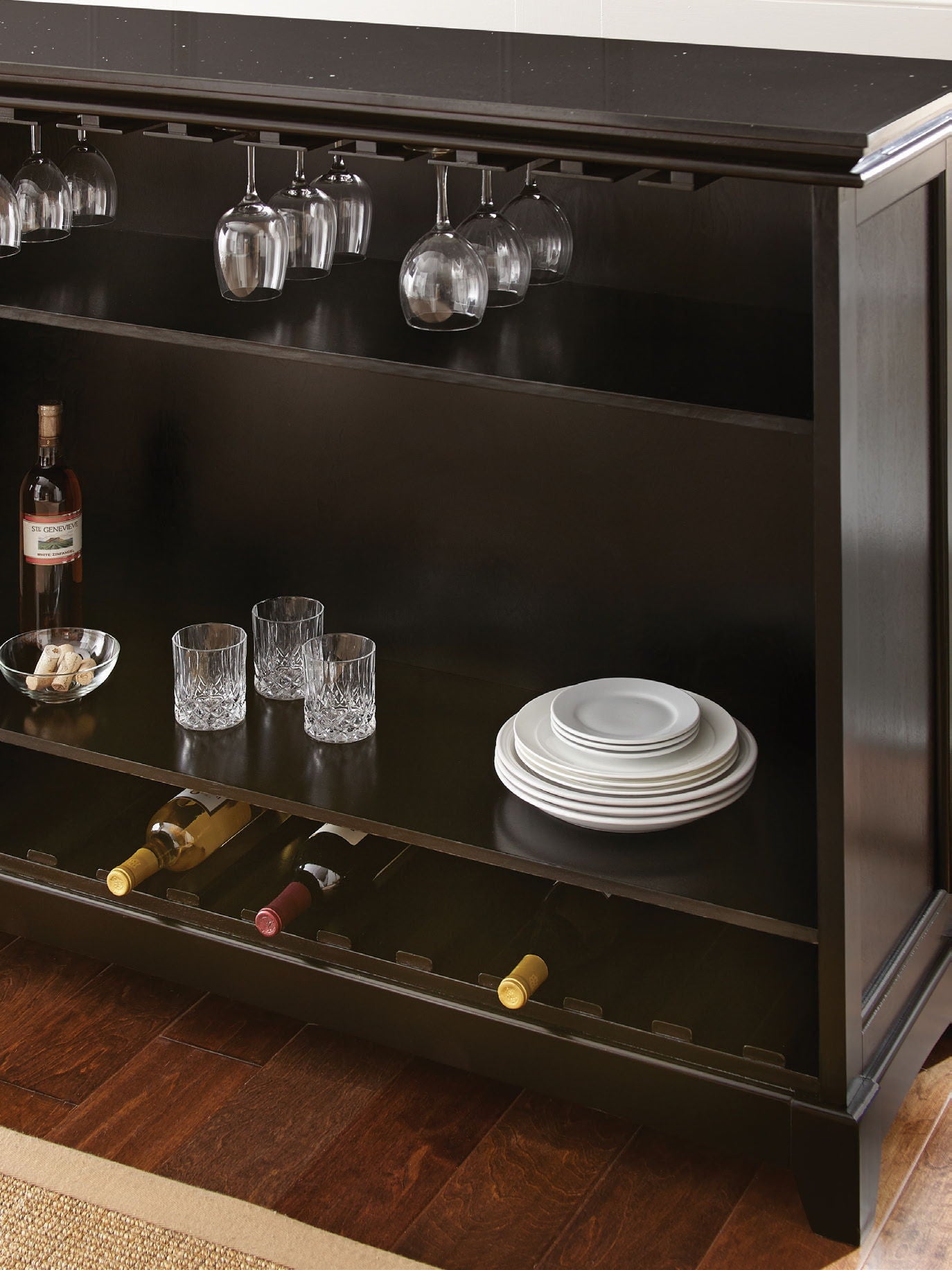 Garcia - Silverstone Top Counter - Dark Brown - Hornell Furniture Outlet