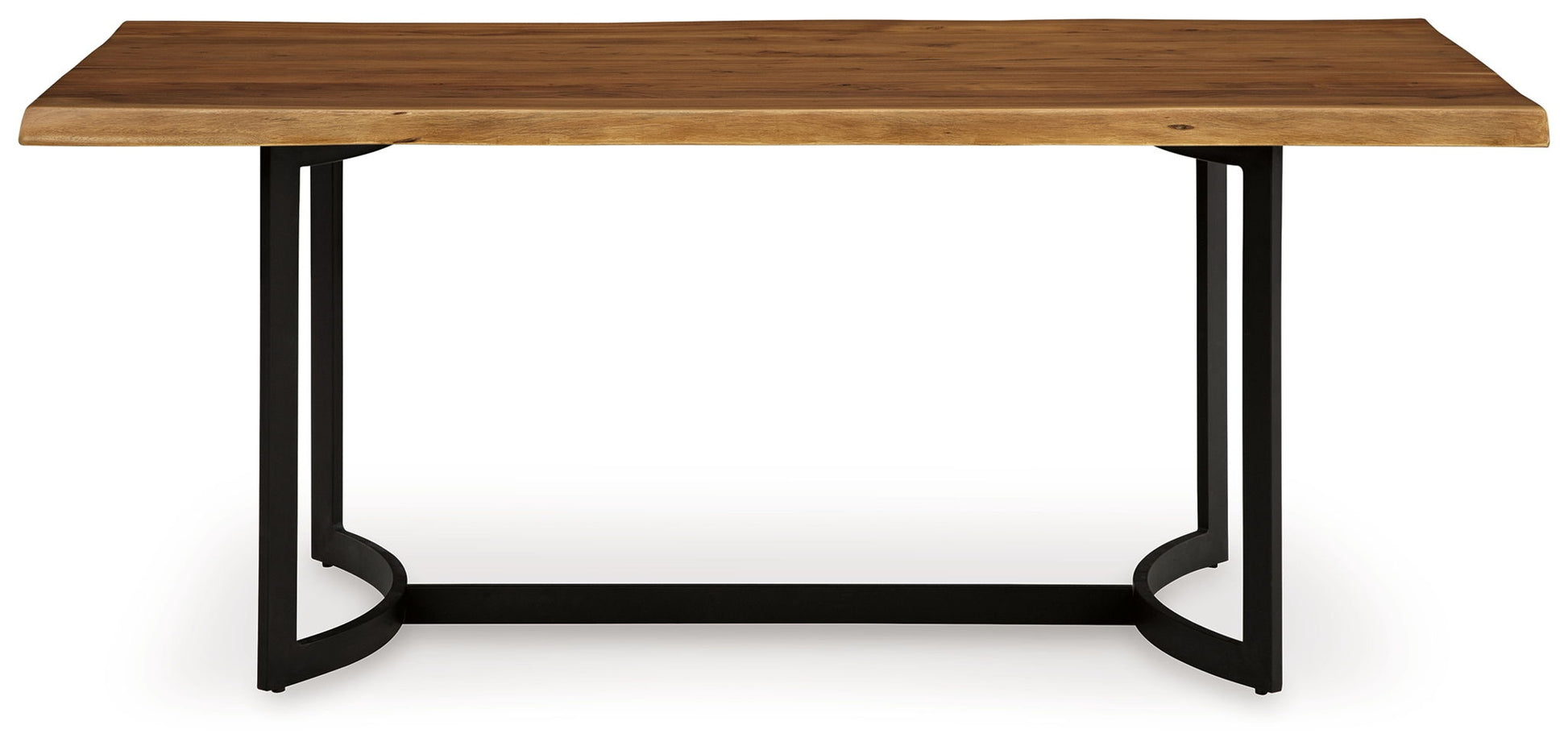 Fortmaine - Brown / Black - Rectangular Dining Room Table - Hornell Furniture Outlet