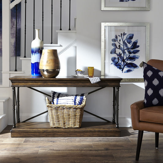 Tribeca - Sofa Table - Dark Brown - Hornell Furniture Outlet