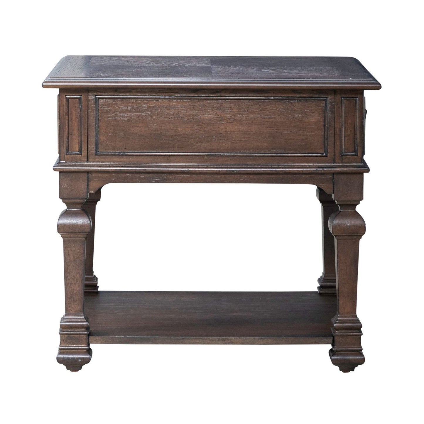 Provence Park - Drawer End Table - Brown - Hornell Furniture Outlet