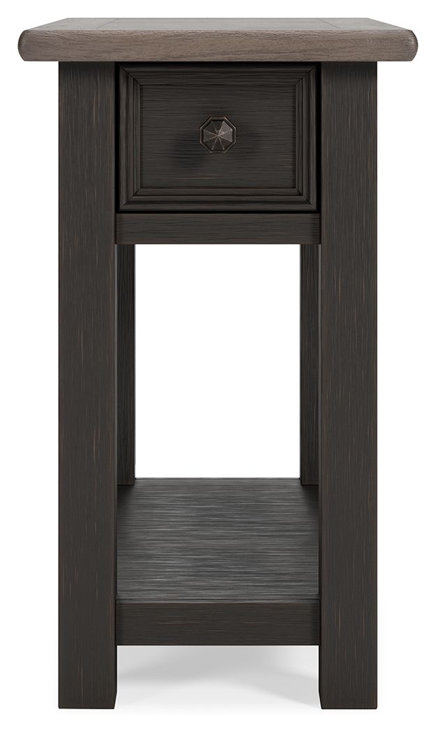 Tyler Creek - Black / Gray - Chair Side End Table - Hornell Furniture Outlet
