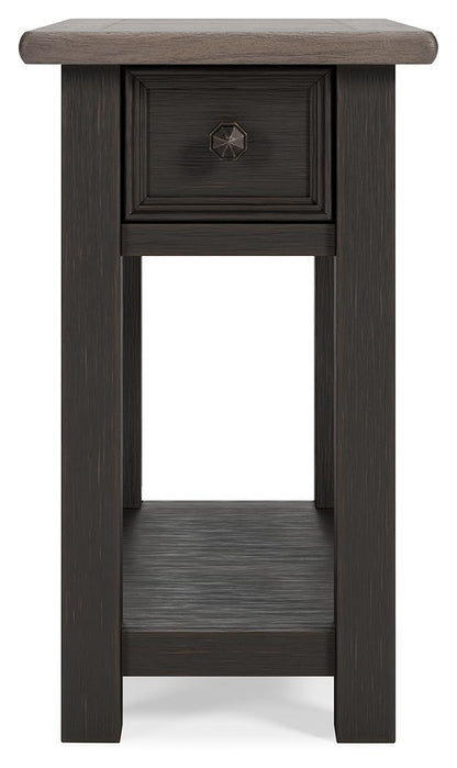 Tyler Creek - Black / Gray - Chair Side End Table - Hornell Furniture Outlet