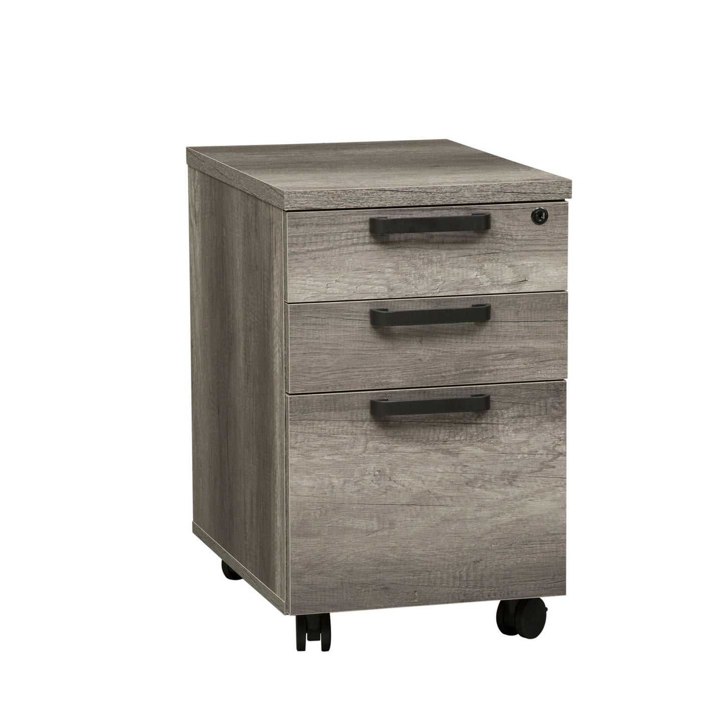 Tanners Creek - 2 Piece Home Office Desk Set - Dark Gray - Hornell Furniture Outlet