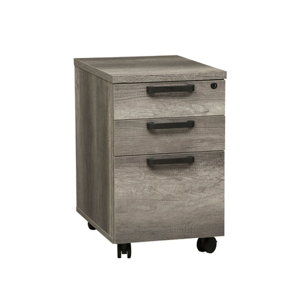 Tanners Creek - 2 Piece Home Office Desk Set - Dark Gray - Hornell Furniture Outlet