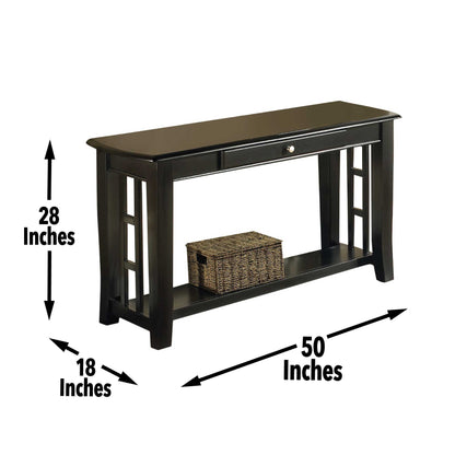 Cassidy - Sofa Table - Black - Hornell Furniture Outlet