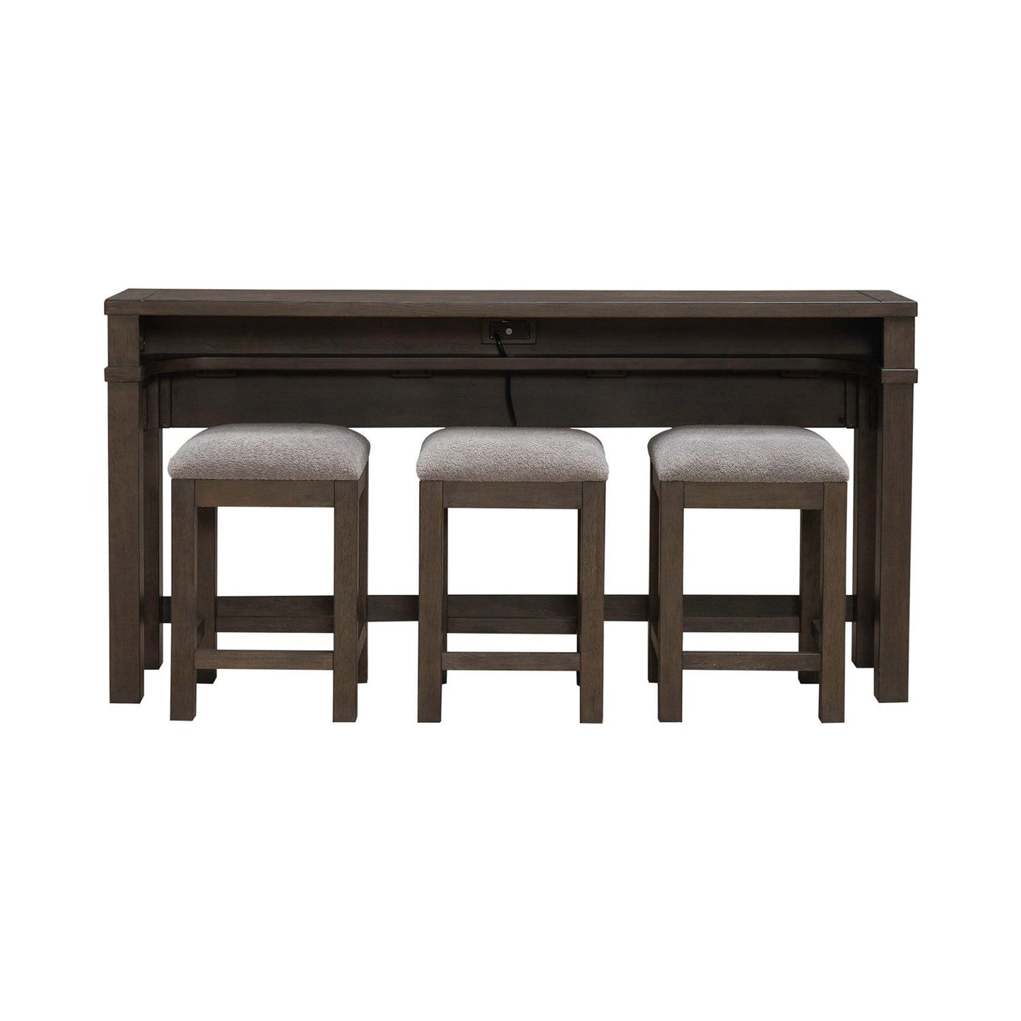 Cascade Falls - 4 Piece Set - Satin Espresso - Hornell Furniture Outlet