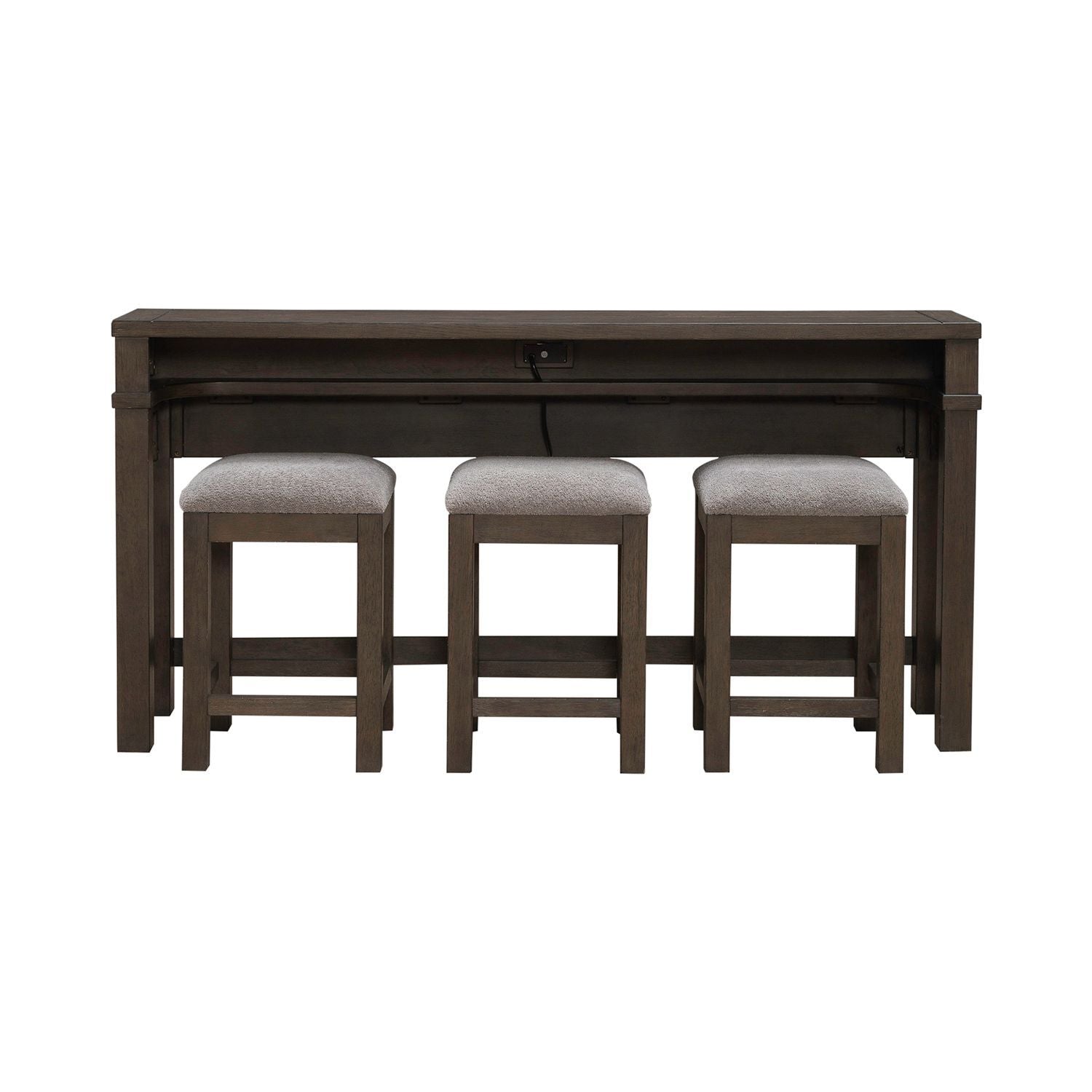Cascade Falls - 4 Piece Set - Satin Espresso - Hornell Furniture Outlet